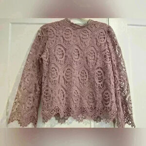 Ultra Pink Lace Blouse